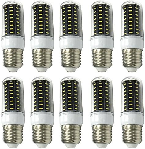 Aoxdi 10X E27 7W Led Corn Light Bulb, Cool White, 72X4014 SMDEnergy Saving Light Bulb,Replace Incandescent Bulb, AC 220-240V