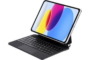 ‎SEAGTIGAU Seagtigau Magic Keyboard Hülle für iPad 10. Generation 2022 10,9 Zoll und iPad 11. A16 2025, Magnetische Tastaturhülle mit Multi-Touch Trackpad, Hintergrundbeleuchtung, Leichtgewicht, QWERTZ