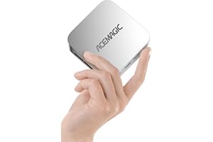 ‎ACEMAGICIAN ACEMAGICIAN V1 Mini PC,12th Gen Ιntel Alder Lake N95 Mini PC (bis zu 3,40 GHz),16GB DDR4 256GB M.2 SSD Mini Computer mit W11 Pro | RJ45 | 4K HDMI+DP | WiFi 5 für Zuhause/Büro/Schule