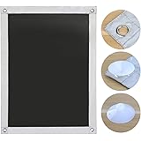 OBdeco Thermal Roller Blind, Skylight Sun Protection, Blackout Blind for Velux, Heat Protection, No Drilling, with Suction Cu