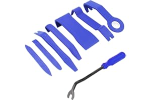 Gebildet Lot de 8 PCS Multifonction Outil Démontage Installation, pour Voiture Radio Audio Garniture Intérieure Dash Tableau de Bord, Installateur Pry Outil