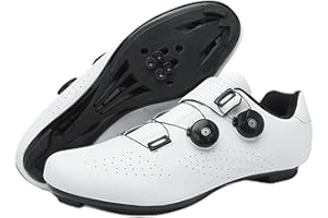 NGARY Rennradschuhe Herren Damen Fahrradschuhe Kompatibel mit Peloton Look SPD SPD-SL Delta Lock Pedal Rennrad Schuhe Drausse
