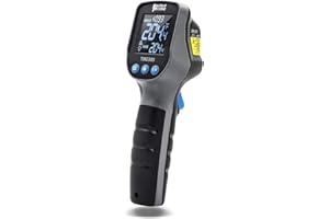 PerfectPrime TM0300, Accurate Digital Surface Temperature Non-Contact Infrared IR Thermometer Laser Pointer Gun -50~600°C