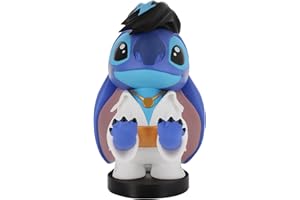 KONIX Cableguys Elvis Stitch Controller Halter & Handy Ständer - Gaming Zubehör für Zimmer und Schreibtisch-Setup, Ständer Kompatibel mit Xbox-, PlayStation- & den meisten Standard-Controllern