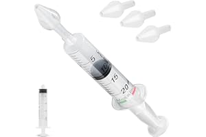 ITALSOLUTIONS Kit Siringa Per Lavaggi Nasali Bambini Maxi 20 ML Made In Italy, 1 siringa 3 Olivette Nasale Bambini E Adulti Contro Raffreddore e Allergie