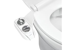 Luxe Bidet NEO 185 Plus – mechaniczna nakładka na deskę sedesową nowej generacji z innowacyjnymi zawiasami EZ-Lift, podwójnymi dyszami i trybem samoczyszczenia 360°, chromowana