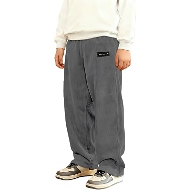 XINYUNZU Jogginghose Jungen Baggy Hose Baumwolle Ge Produktbild-Vorschau 9