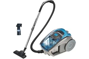Ywmkasl Aspirador sin bolsa, 2500 W Aspirador cilíndrico potente sin bolsa, 15 Kpa aspiradora con cable portátil, capacidad 1,5 L, compacta y ligera, para alfombras, suelos duros, pelo animal