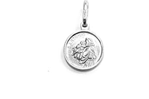 DE BUSSY Medaglia di San Antonio in argento Sterling