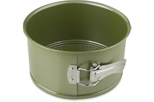 Zenker 7458 Molde de panettone con bisagras, molde verde sostenible antiadherente, ILAG, cera de carnauba, 18 cm