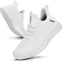 Chaussures De Running Femme BRKVALIT - Baskets Sport Légeres, Mesh Respirant - Rose