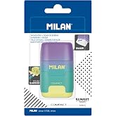 MILAN Blister Sharpening Compact Sunset Turquoise - Yellow