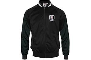 FULHAM FOOTBALL CLUB Fulham FC Mens Jacket Track Top Retro Official Football Gift
