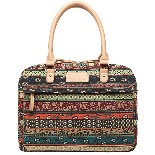 KAXIDY 15.6" Laptoptasche Böhmische Art Leinwand Arbeitstasche Schultasche Aktentasche Businesstasche …