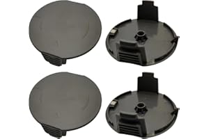 cimsfcor 4 szt. 1600A01R5J wymienna osłona szpuli, wymienna osłona cewki do Bo-sch kompatybilna z Bos-ch Universal GrassCut 18 / Universal GrassCut18-26 / Universal GrassCut18-260