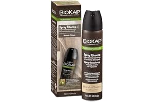 BIOS LINE BIOKAP Nutricolor Delicato Spray Ritocco, Spray capelli Biondo Chiaro, Ritocco per la ricrescita capelli, Leggero e non macchia, Trattamento Capelli Con Effetto Naturale e Omogeneo, 75 ml