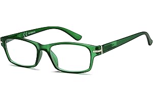 NEW VISION Lunettes De Lecture, Lunettes Loupe, Protection UV400, Style Moderne, Monture Legere Lunette De Lecture Homme Femme NV0107
