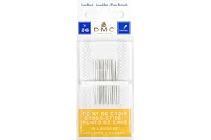 DMC - Aghi punto croce, 6 aghi a punta rotonda | Ricamo a punto croce