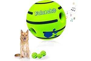 Yiateoit Ball for Dogs 4.72“ Interactive Toys for Dogs Squeaky Balls for Dogs toy Balls for Dogs Giggle Ball for Dogs Boredom and Stimulating Chew Toy Keeps Dogs Happy