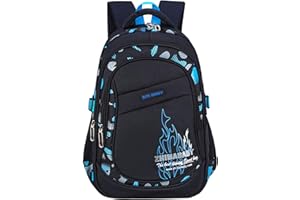 Amythe Mochila Escolar para Adolescentes Niños, Mochila Informal Grande, Mochila Colegio de Nailon para Niño Mochilas Escolares para Primaria y Secundaria de Grados 3 a 9