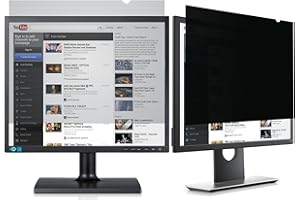 McgojoHi 19-inch Computer Privacy Filter for 19" Square Monitor(5:4 Aspect Ratio) Screen Protector Film for Data Confidentiality Anti-Spy Anti-Blue Light Anti-Glare Fuss-Free Installation