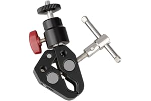 CAMVATE Super Morsetto Articolato mini Ball Head con 1/4"-20 Filettatura Foro