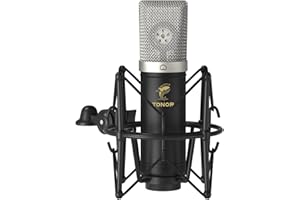 TONOR Großmembran USB Mikrofon PC Set, Kondensator Microphone 192 kHz/24 Bit Computer Podcast Mikro Professional mit Microfon Ständer für Studio, Streaming, YouTube, Singen, Gaming, Mic TC-2030