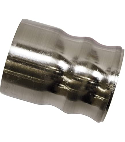 Terminali A Spirale Per Asta Tenda 18-20 Mm - 2 Pezzi In Alluminio Nichel Nero | Decorativi - Foto 5