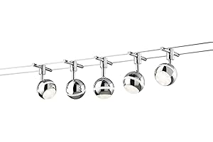 TRIO - Spot BALOUBET 5 LED - 3,8 Watts, 3000K, 350 Lm - Métal et Chrome