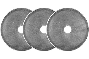 Nähwelt Flach Rollschneider-Klingen 60 mm Ersatzklingen für Standard-Rollmesser 3 Stück