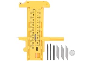 YOSOO HEALTH GEAR Compass Cutter Precision Circle Cutter, 10-300mm Adjustable Circular Paper Cutting Tool, Rotary Circular Cutter Circle Paper Cardboard Rubber Leather Art Craft Tool