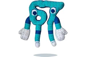 AstraFable Cute Brainrot Games 67 Plush – Cute Stuffed Animal & Soft Pillow Doll for Kids and Adults, Fun Collectible Plush for Fans and Home Décor (Blue)