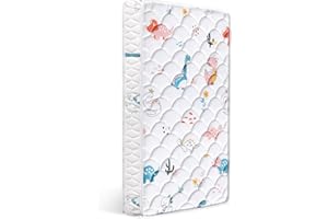 Ours à bulles Hochwertige Schaumstoff Matratze 60x120, Hochwertiger Weicher Mikrofaserstoff - Hypoallergen, 6 cm Starke Und Weiche Kindermatratze, Ungiftige Babymatratze Nach Öko-Tex Standard 100.