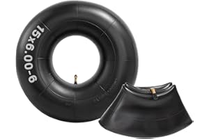 SIPARTS 2Pack Schlauch 15x6.00-6 600-6 Schlauch Reifen mit TR87 Winkelventil für Rasenmäher, Hoftraktoren, Schubkarren, ATV und mehr 6.00-6 6.50-6 Reifenschlauch