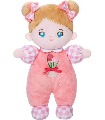 Niannyyhouse Vestito Da Cameriera Per Bambole In Peluche Da 10 Cm - 3 Pezzi (Abito, Grembiule, Copricapo) Azzurro