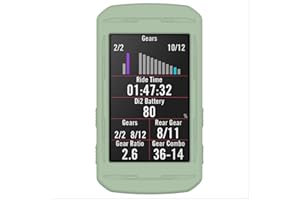 GIOPUEY Cover per Bryton Rider 750, TPU Silicone Premium Morbido e leggero Protettiva Case Cover, Antiurto&caduta Custodia - green