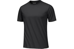 MAGCOMSEN Men's Shirts Short Sleeve UPF 50+ Swimming Rash Guard Lightweight Quick Dry T-Shirt for Surfing Running Hiking