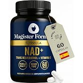 NAD Resveratrol, Nicotinamide Riboside 900mg Pure, Nad+ Vitamins, 60 | NAD plus, TransResveratrol, Vitamin C and L-Leucine, A