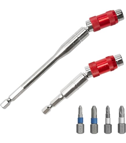 2 X Anneau Magnétique Embout De Tournevis Fort Magnétisme Pratique Pour Visseuse - 5