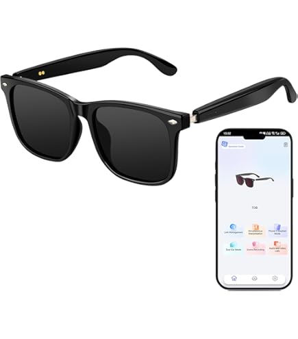 Smart Bluetooth Polarized Glasses Sunglasses Stereo Music Wireless Outdoor Sport Headset - View #4