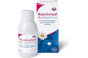 ‎KAMISTAD Kamistad Chlorhexidine Mouthwash - For Sensitive Gums as Supplementary Care for Good Oral Hygiene - Antibacterial - Helps Prevent Caries - 1 x 150 ml
