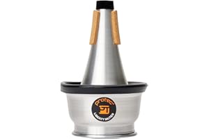 Protec ML104 Liberty Trumpet Adjustable Cup Mute, Silver