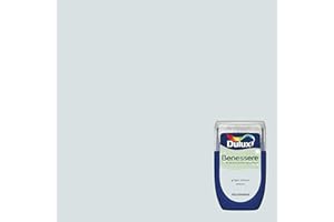 Dulux Benessere Pittura Colorata all'Acqua per Interni Superlavabile Anti Muffa Anti Batteri con Ioni D'Argento, 30 millilitri, Grigio Chiaro, 30 ML