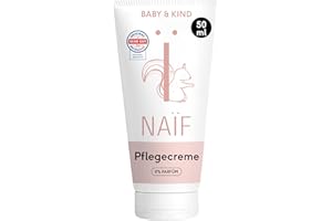 ‎NAÏF Naïf - Pflegecreme - für Baby & Kind - Inhaltsstoffe auf natürlicher Basis - Gesichtscreme Kinder & Babys - Creme mit 0% Parfüm ohne Zusatzstoffe - Babypflege - Babycreme - Pflege Neugeborene - 50ml