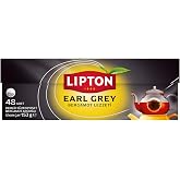 Lipton Earl Grey Bergamot Aromalı Demlik Poşet &Ccedil;ay 48'li Paket