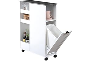 ‎KESPER Küchenwagen mit Mülleimer, 60 x 25 x 86 cm, KESPER