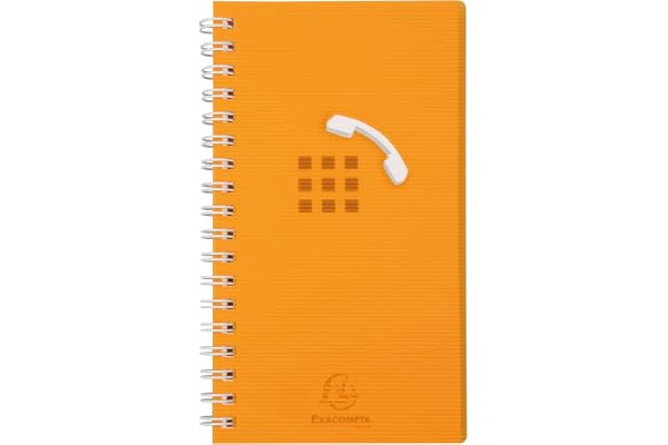 Exacompta - 13020E - Carnet d'adresses alphabétique Linicolor - 9 x 16 cm - Coloris aléatoire