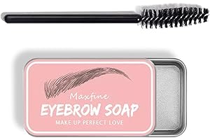 HISUNBEN Kit de savon à sourcils, savon coiffant pour sourcils, longue durée, imperméable, anti-bavure, pommade coiffante pour sourcils naturels, baume de maquillage 3D plumeux pour sourcils - 1