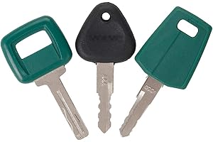 BAQI 3pcs Ensembles de clés de Contact pour Volvo 777 équipement Lourd série F chargeuses sur pneus camions de Transport