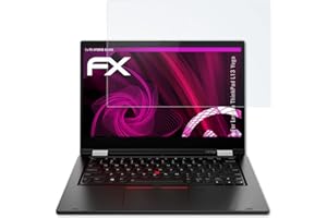 atFoliX Glasfolie kompatibel mit Lenovo ThinkPad L13 Yoga Gen 1 Panzerfolie, 9H Hybrid-Glass FX Schutzpanzer Folie